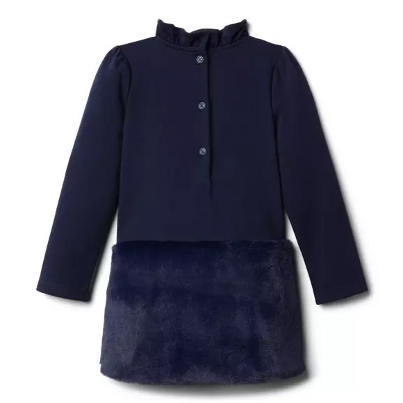 Janie and Jack size 7 navy blue dress - Picture 2 of 6